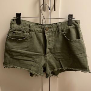 Amuse Society shoreline denim shorts